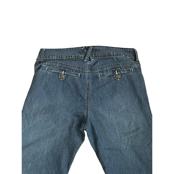 Beau Medium Wash‎ Festival Rodeo Western Casual Y2K Retro Flared Leg Jeans 10P - Picture 4 of 6